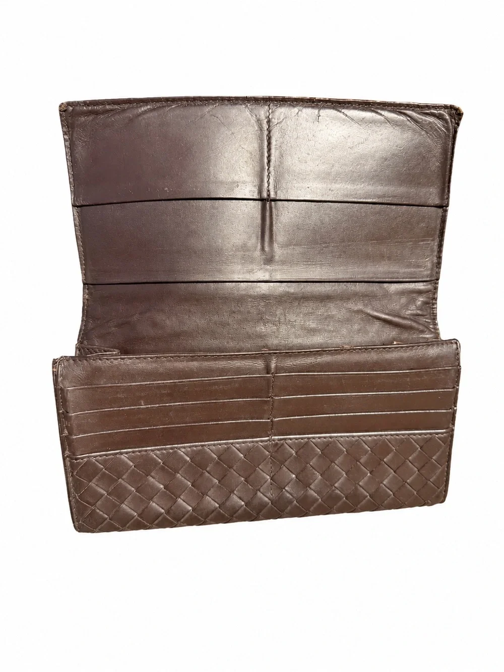 Bottega Veneta Intrecciato Leather Wallet - Made in Italy